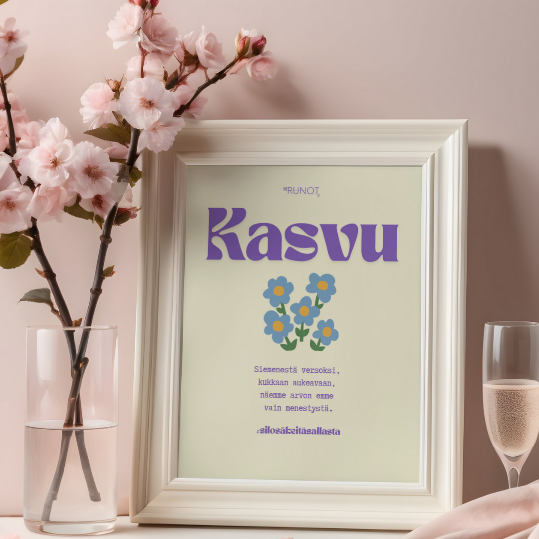 sallavaan runoesimerkki kehyksissä